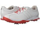 Adidas Golf Adipure Dc (footwear White/real Coral/silver Metallic) Women's Golf Shoes