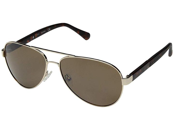 Guess Gu6887 (shiny Black/smoke) Fashion Sunglasses