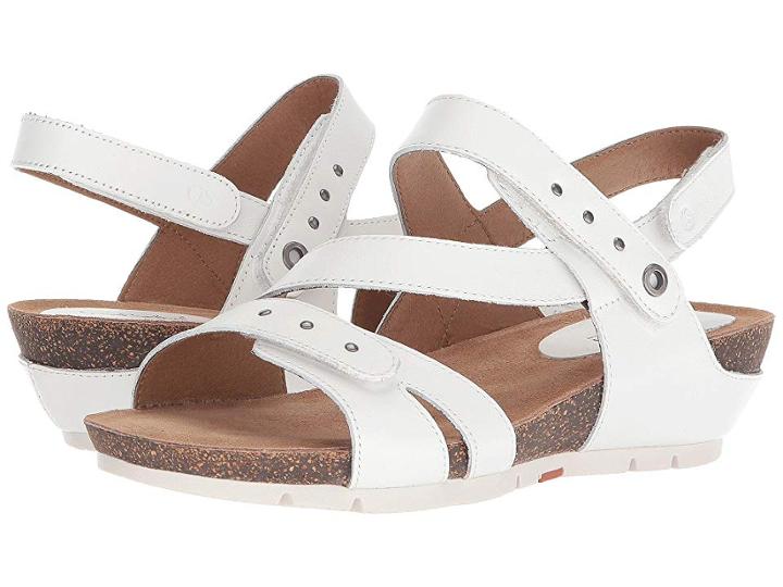 Josef Seibel Hailey 33 (white Roma) Women's Wedge Shoes