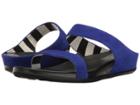 Fitflop Banda Slide (mazarine Blue) Women's Slide Shoes