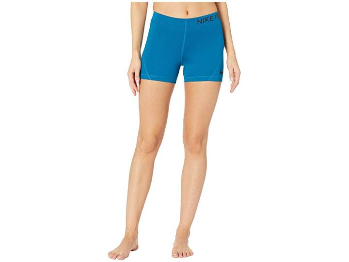 Nike Pro 3 Training Short (green Abyss/black) Women's Shorts