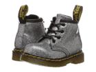 Dr. Martens Kid's Collection 1460 Patent Glitter Infant Brooklee Boot (toddler) (gunmetal Coated Glitter) Girls Shoes