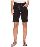 Fresh Produce Stretch Broadcloth Safari Pedal Pusher (black) Women's Shorts