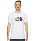 The North Face Short Sleeve Half Dome Tri-blend Tee (tnf White/tnf Black) Men's T Shirt