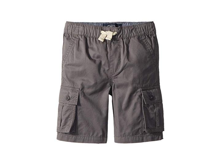 Lucky Brand Kids Pull-on Cargo Woven Shorts (little Kids/big Kids) (as Is Grey) Boy's Shorts