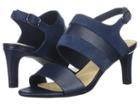 Clarks Laureti Joy (navy Combination Leather) High Heels