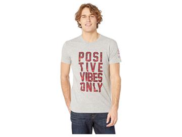 Sean John Positive Vibes Only (slate Grey Heather) Men's T Shirt