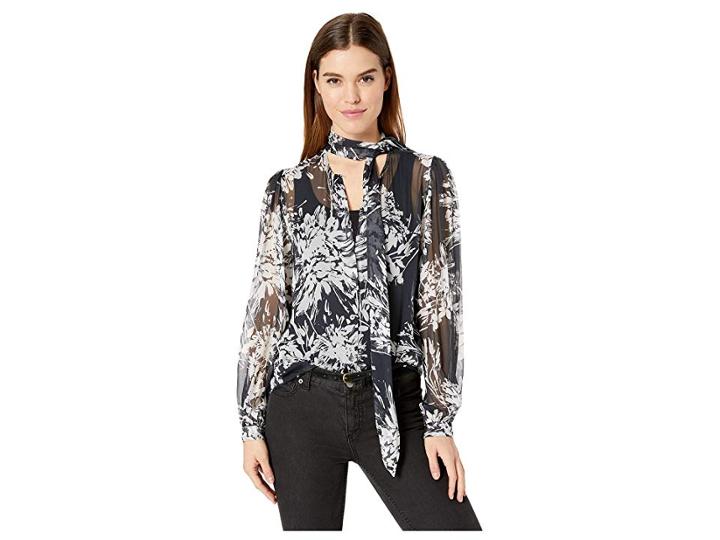 Equipment Cleone Top (eclipse Nature White) Women's Long Sleeve Button Up