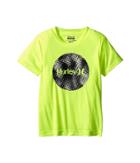 Hurley Kids Sun Protect Krush Short Sleeve Tee (little Kids) (volt) Boy's T Shirt