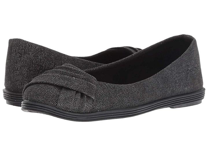 Blowfish Kids Gimma-k (little Kid/big Kid) (black Metallic Gaucho Canvas) Girl's Shoes