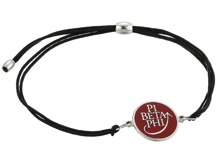 Alex And Ani Kindred Cord Pi Beta Phi Bracelet (sterling Silver) Bracelet