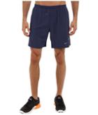 Nike 7 Distance Short (midnight Navy/white/photo Blue/reflective Silver) Men's Shorts