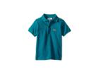 Lacoste Kids L1812 Short Sleeve Classic Pique Polo (toddler/little Kids/big Kids) (undergrowth Green) Boy's Short Sleeve Pullover