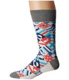 Vineyard Vines Kentucky Derby Patchwork Socks (multi) Men's Crew Cut Socks Shoes