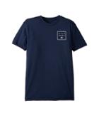 Billabong Kids All Day Mesh Loose Fit Short Sleeve Rashguard (toddler/little Kids/big Kids) (navy) Boy's Swimwear