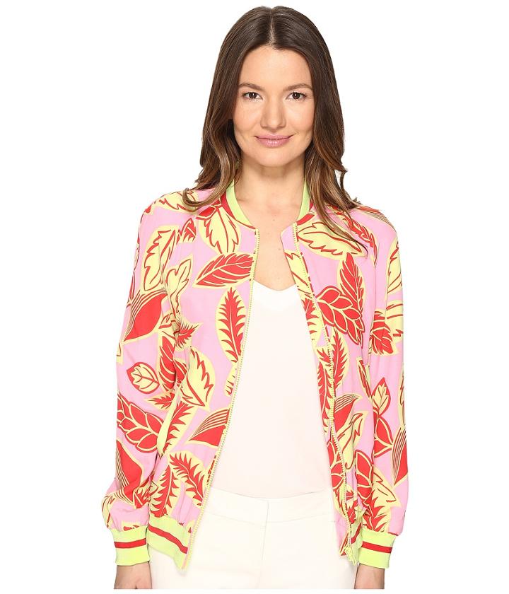 Boutique Moschino Bomber (pink Tropic) Women's Coat