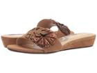 Tommy Bahama Catarina Floral (tan/bronze) Women's Sandals