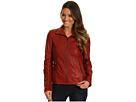 Calvin Klein - Leather Moto Jacket (red)