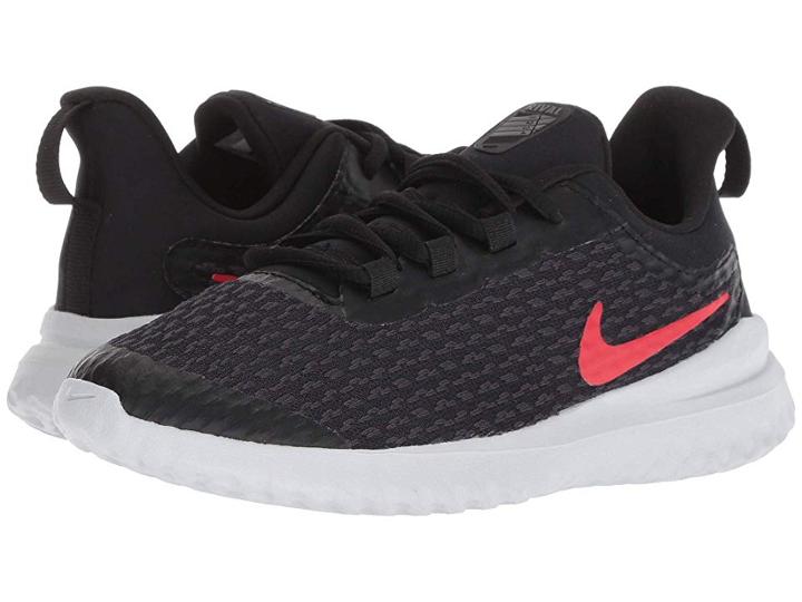 Nike Kids Rival (little Kid) (black/university Red/thunder Grey) Boys Shoes
