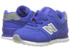 New Balance Kids Kl574v1 Ice Rubber (infant/toddler) (blue/blue) Boys Shoes