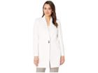 Tahari By Asl Parker Twill Turn Key Topper (ivory White) Women's Jacket