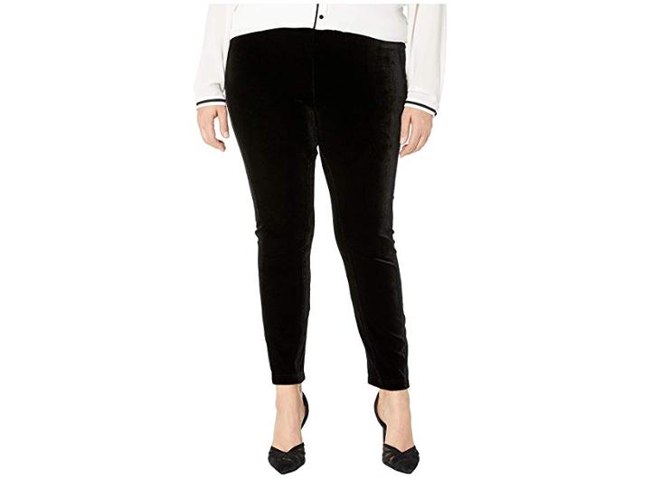 Lysse Plus Size Mara Velvet Leggings (black) Women's Casual Pants
