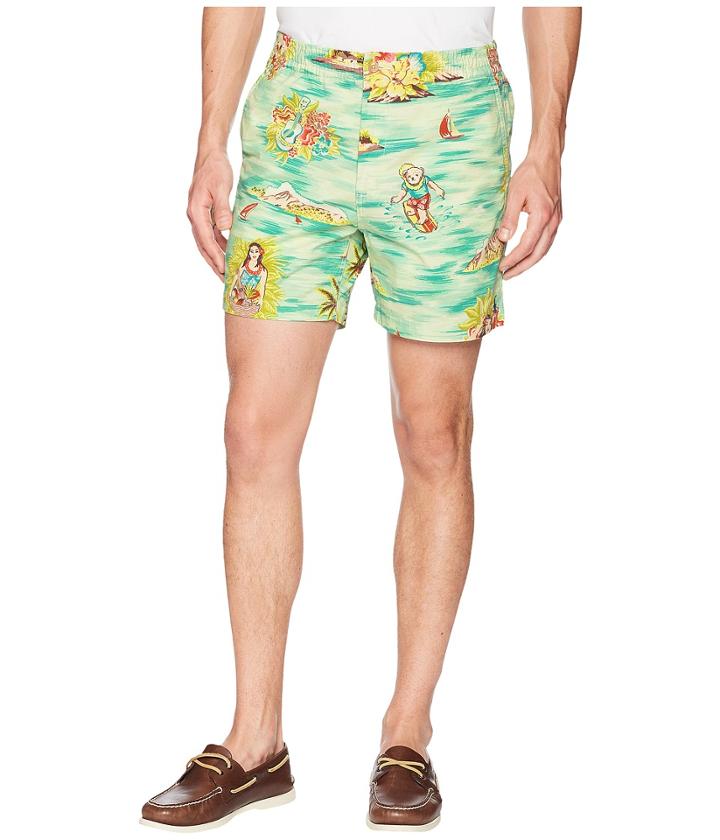 Polo Ralph Lauren Classic Fit Prepster Shorts (prepster Hawaiian) Men's Shorts