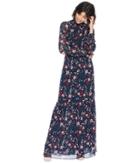 Juicy Couture Spellbound Floral Maxi Dress (regal Spellbond Floral) Women's Dress