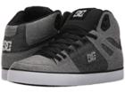 Dc Pure High-top Wc Tx Se (grey/white/grey) Men's Skate Shoes