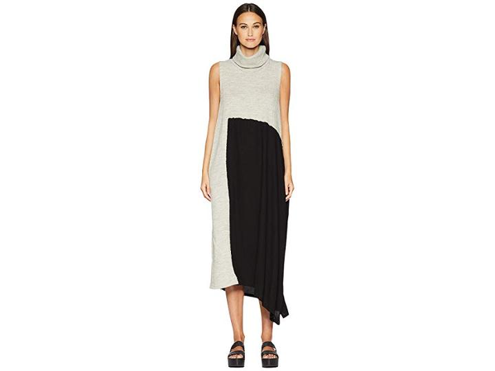 Y's By Yohji Yamamoto O-hn Sleeveless Dress (light Grey) Women's Dress