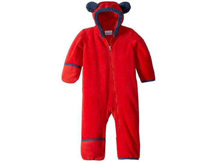 Columbia Kids Tiny Beartm Ii Bunting (infant) (red Spark/dark Mountain) Kid's Jumpsuit & Rompers One Piece