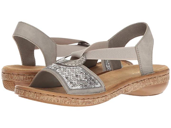 Rieker 62809 Regina 09 (fog) Women's  Shoes