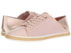 Michael Michael Kors Kristy Slide (soft Pink/rose Gold Small Weave Canvas/metallic Nappa) Women's Lace Up Casual Shoes