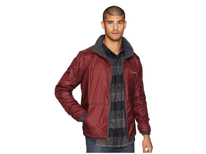 Columbia Mountain Sidetm Reversible Full Zip (elderberry/shark/elderberry) Men's Sweatshirt