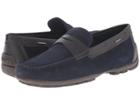 Geox Mwintermonet2fit6 (navy/coffee) Men's Moccasin Shoes