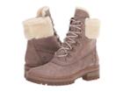 Timberland Courmayeur Valley 6 Boot With Authentic Shearling Lining (medium Grey Nubuck) Women's Lace-up Boots