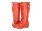 Hunter Original Kids' Gloss Rain Boot (little Kid/big Kid) (orange) Boots