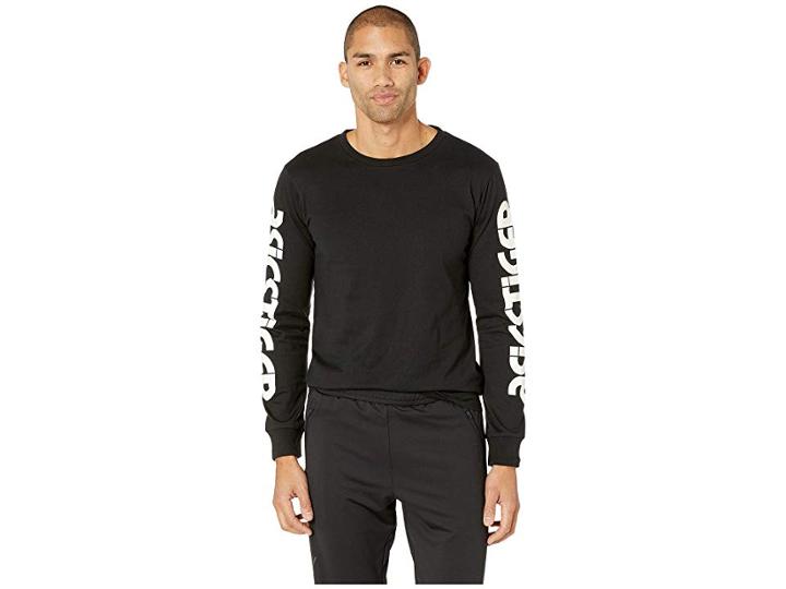 Asics Tiger Long Sleeve Tee (performance Black) Men's Clothing
