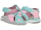 Geox Kids Jr Borealis Girl 3 (big Kid) (light Pink/watersea) Girl's Shoes