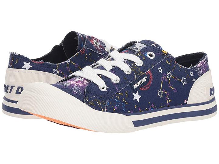 Rocket Dog Jazzin (navy Multi Star Gaze) Women's Lace Up Casual Shoes