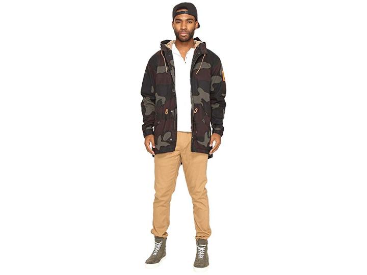 Akomplice Overdye Camo Trench (green) Men's Coat