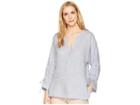 Nic+zoe Cliff View Top (indigo Wash Mix) Women's Clothing