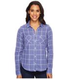 Columbia Trail On Long Sleeve Shirt (bluebell) Women's Long Sleeve Button Up