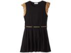 Missoni Kids Lace Sleeve Jersey Dress (toddler/little Kids) (black) Girl's Dress