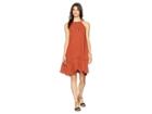 Free People Heat Wave Tunic (terracotta) Women's Blouse