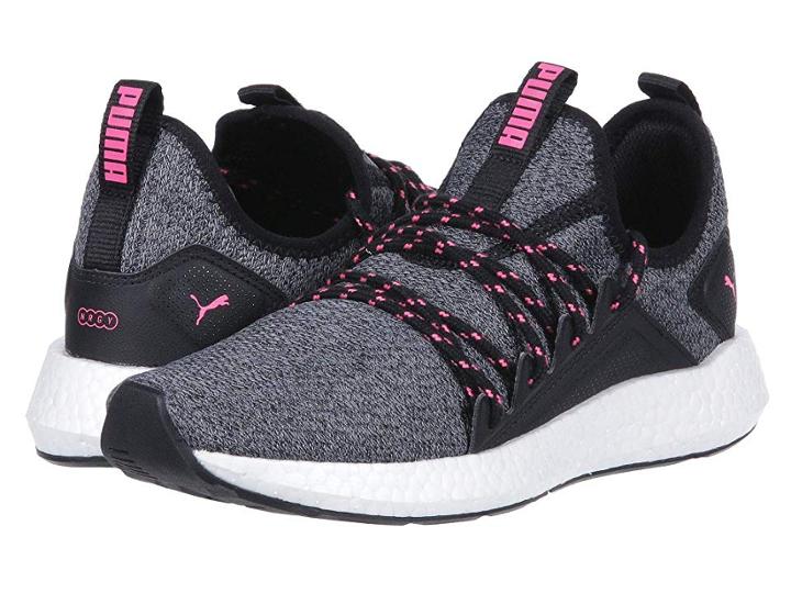Puma Nrgy Neko Knit (puma Black/knockout Pink) Women's Shoes