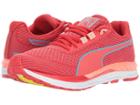 Puma Speed 600 S Ignite (poppy Red/neutral Gray Turquoise) Women's Shoes