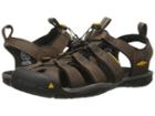 Keen Clearwater Cnx Leather (dark Earth/black) Men's Shoes