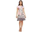 Ted Baker Haiilie Palace Gardens Ruffle Skater Dress (dusky Pink) Women's Dress
