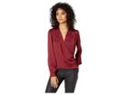 Astr The Label Janice Top (cabernet) Women's Clothing